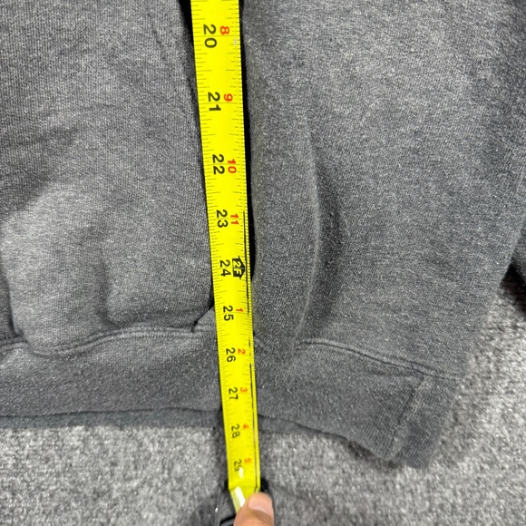 Vintage Trader Joe's Full Zip Hoodie Hanes Ultimate Cotton Gray Mens Size Large - Picture 8 of 10